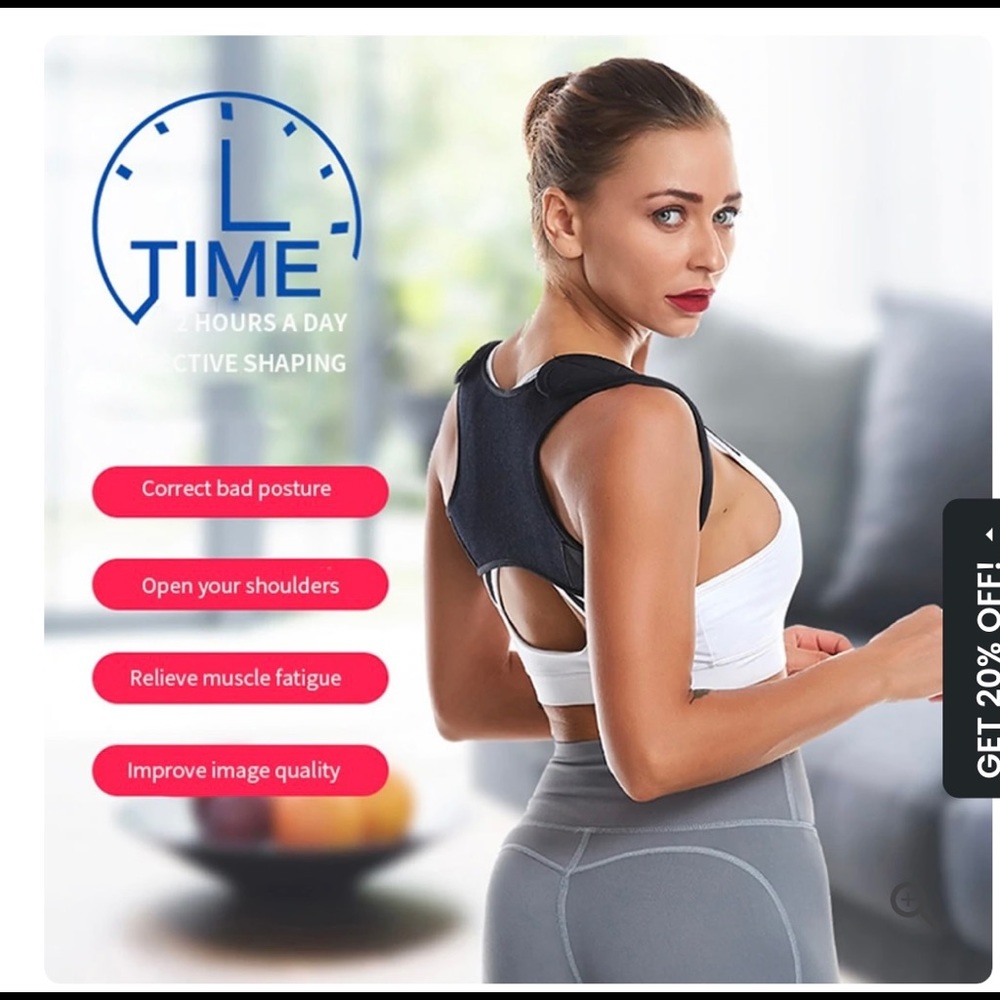 New hot posture corrector adjustable back support belts